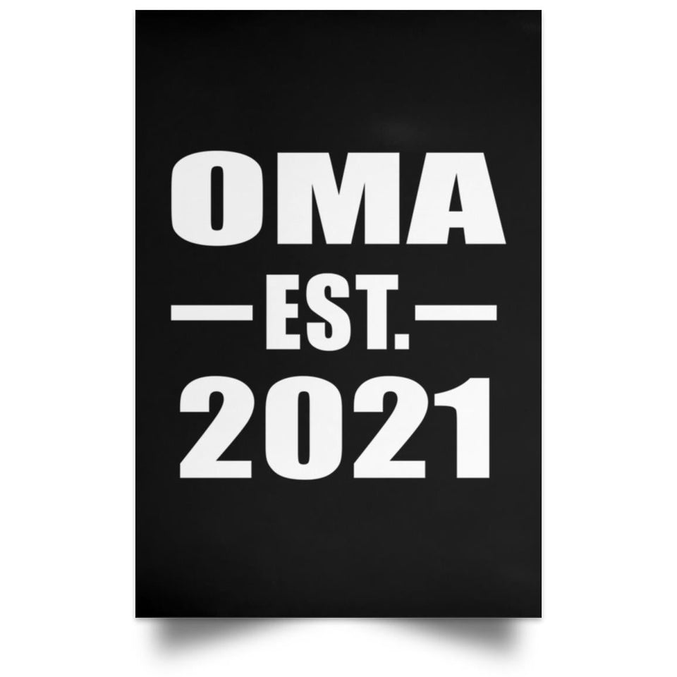 Oma Established EST. 2021 - Poster Portrait