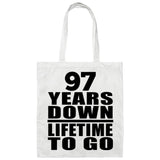 97th Anniversary 97 Years Down Lifetime To Go - Tote Bag White