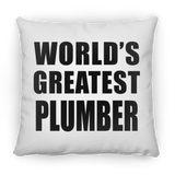 World's Greatest Plumber - Throw Pillow