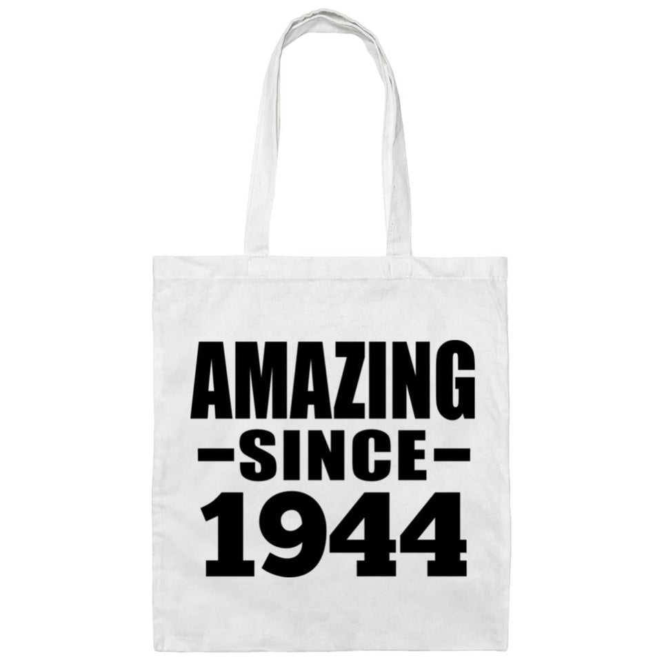 80th Birthday Amazing Since 1944 - Tote Bag White