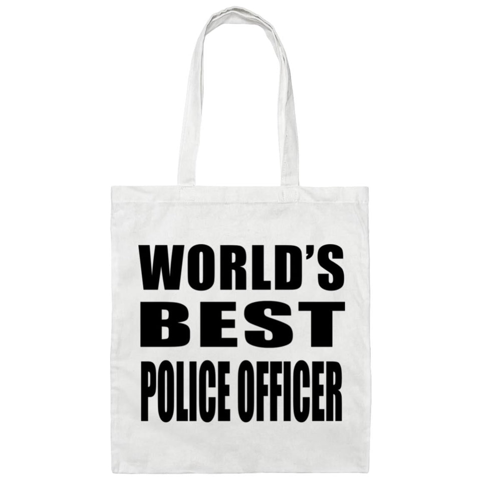 World's Best Police Officer - Tote Bag White