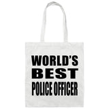World's Best Police Officer - Tote Bag White