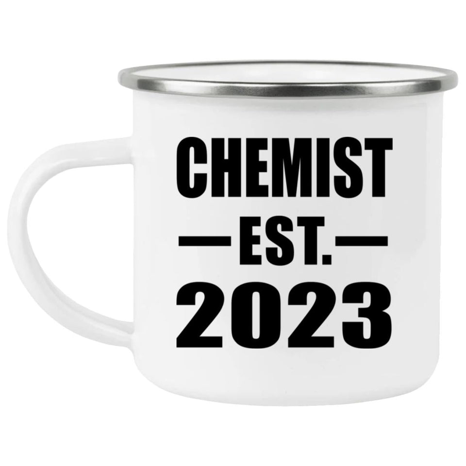 Chemist Established EST. 2023 - 12oz Camping Mug