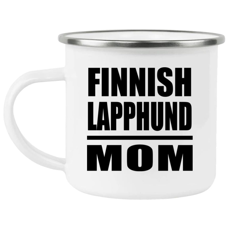 Finnish Lapphund Mom - 12oz Camping Mug