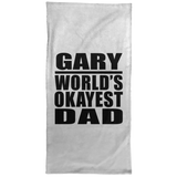 Gary World's Okayest Dad - Hand Towel