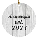 Archeologist Established Est. 2024 - Circle Ornament F