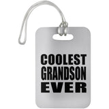 Coolest Grandson Ever - Luggage Bag Tag
