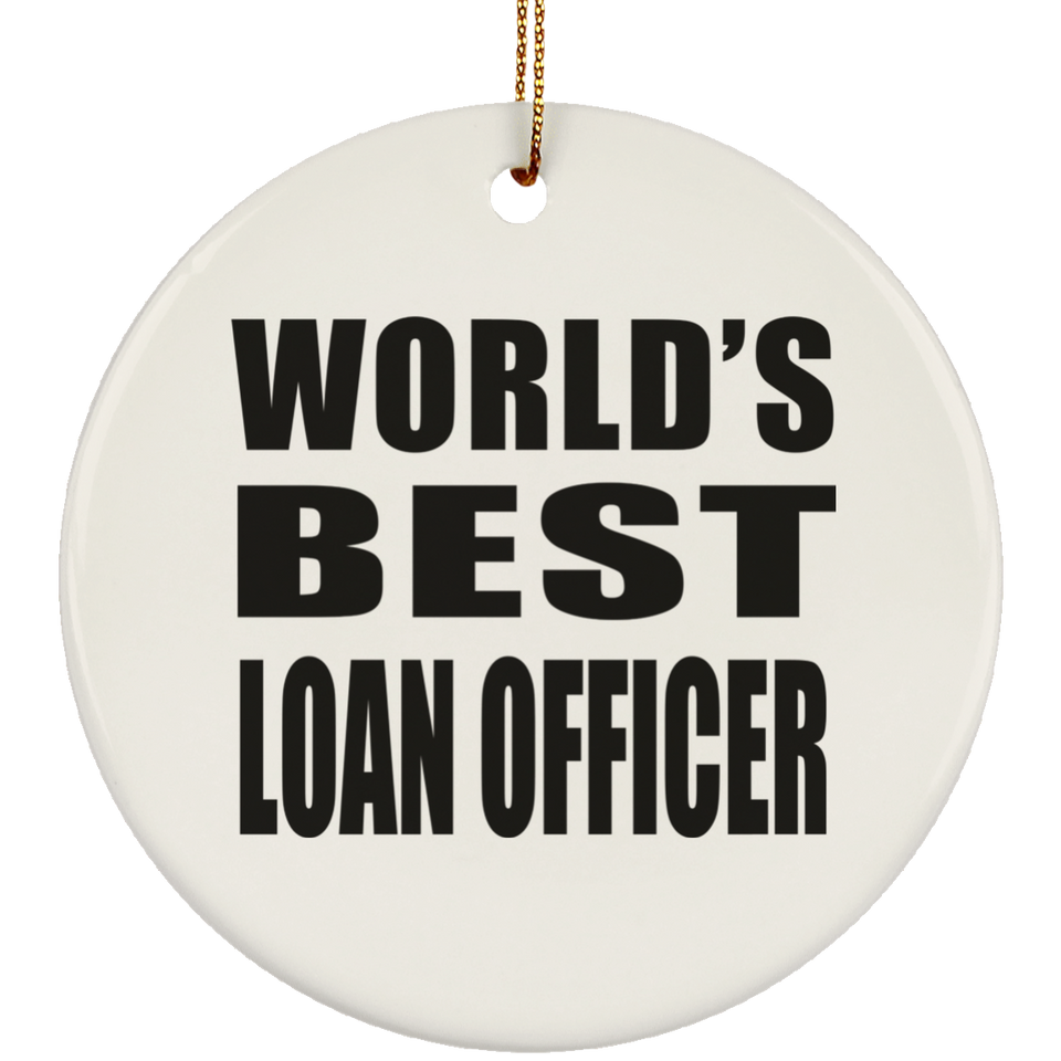 World's Best Loan Officer - Circle Ornament