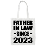 Father In Law Since 2023 - Tote Bag White