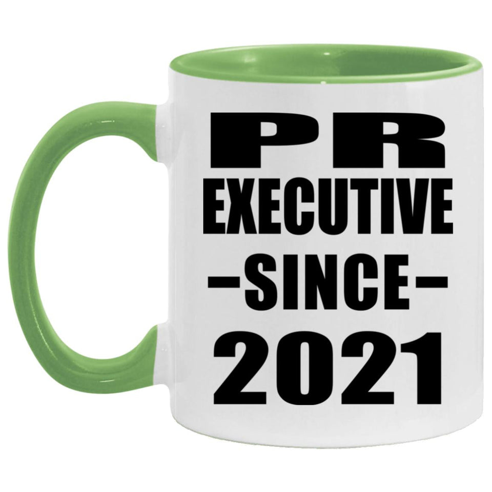 Pr Executive Since 2021 - 11oz Accent Mug Green