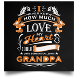 How Much Love Could Hold Until Called Me Grandpa - Poster Square