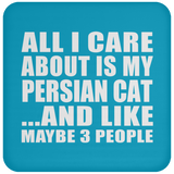 All I Care About Is My Persian Cat - Drink Coaster