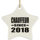 Chauffeur Since 2018 - Star Ornament