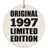 27th Birthday Original 1997 Limited Edition - Circle Ornament