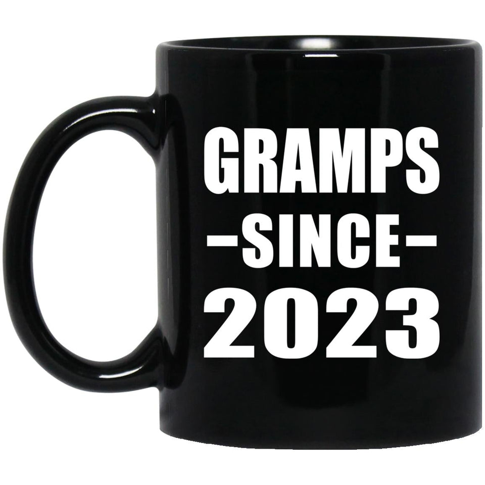 Gramps Since 2023 - 11oz Coffee Mug Black