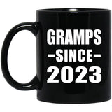 Gramps Since 2023 - 11oz Coffee Mug Black