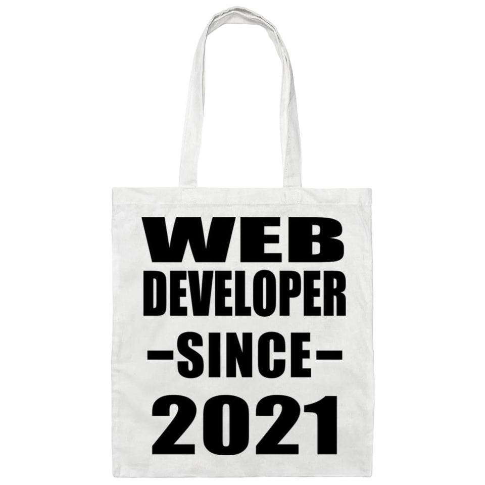 Web Developer Since 2021 - Tote Bag White