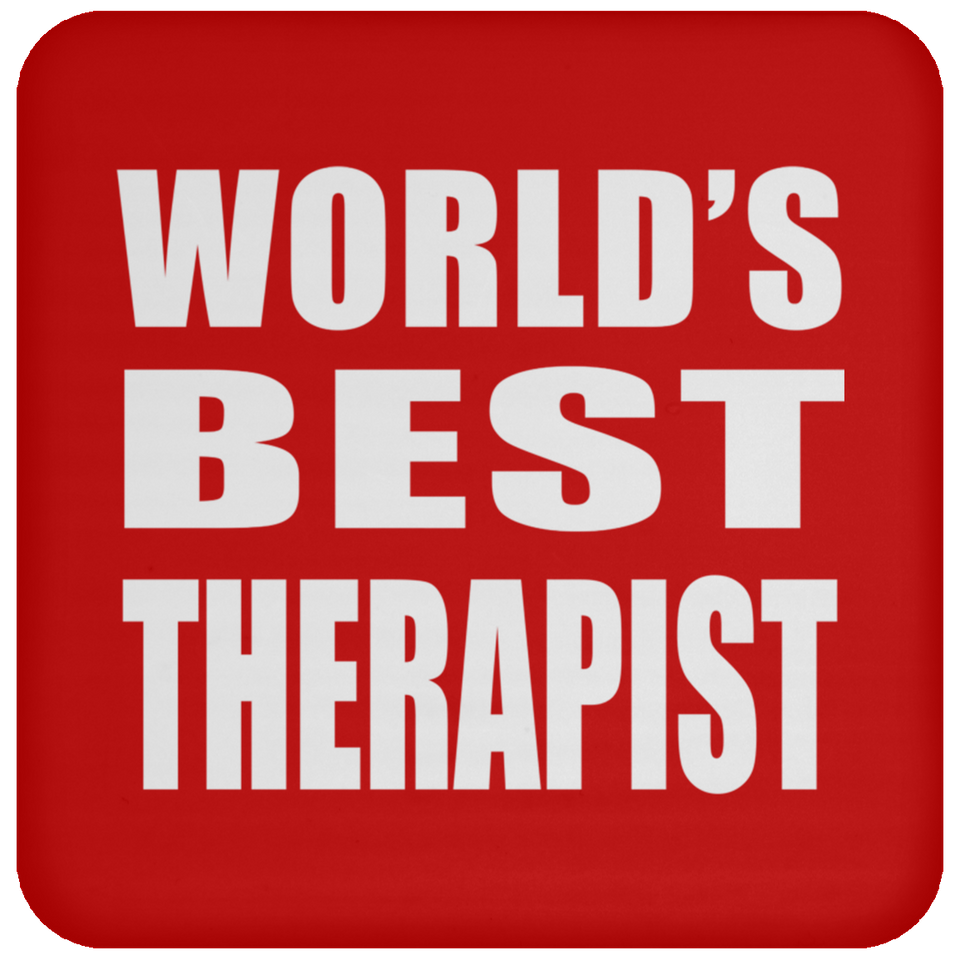World's Best Therapist - Drink Coaster