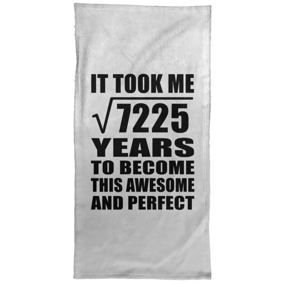 85th Birthday Took Square Root of 7225 Years To Awesome - Hand Towel