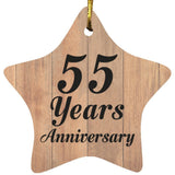 55th Anniversary 55 Years Anniversary - Star Ornament C
