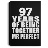 97th Anniversary 97 Years Of Being Mr Perfect - Canvas Portrait