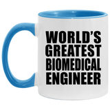 World's Greatest Biomedical Engineer - 11oz Accent Mug Blue