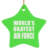 World's Okayest Air Force - Star Ornament