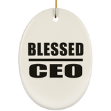 Blessed CEO - Oval Ornament
