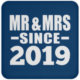 5th Anniversary Mr & Mrs Since 2019 - Drink Coaster