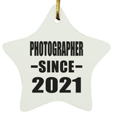 Photographer Since 2021 - Star Ornament
