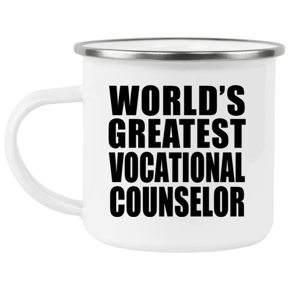 World's Greatest Vocational Counselor - 12oz Camping Mug
