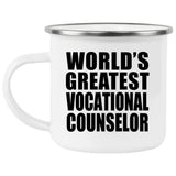 World's Greatest Vocational Counselor - 12oz Camping Mug