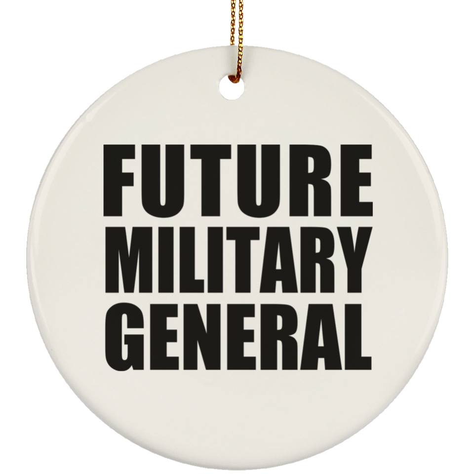 Future Military General - Circle Ornament