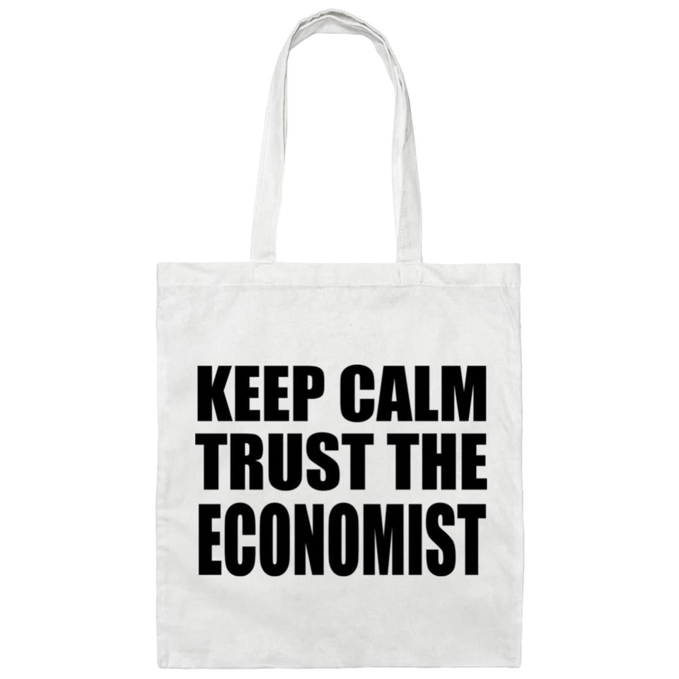 Keep Calm and Trust The Economist - Tote Bag White