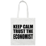 Keep Calm and Trust The Economist - Tote Bag White