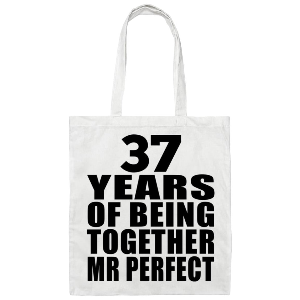 37th Anniversary 37 Years Of Being Mr Perfect - Tote Bag White