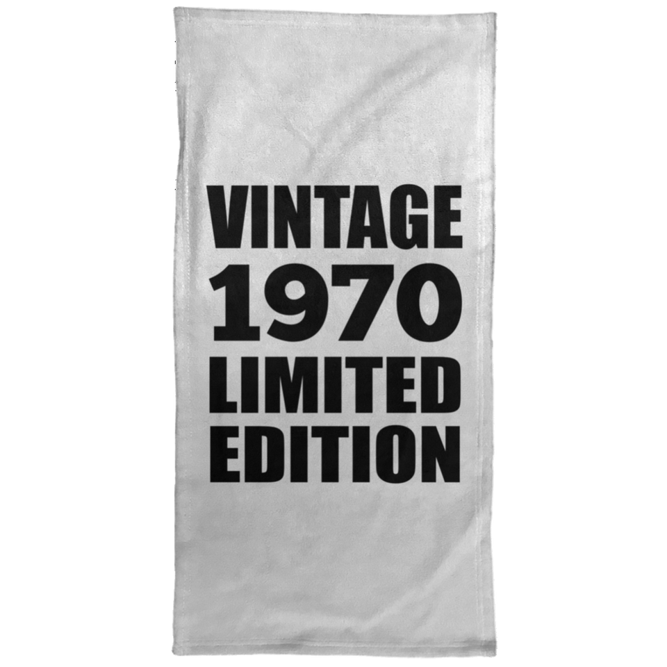 54th Birthday Vintage 1970 Limited Edition - Hand Towel