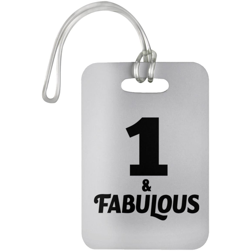 1st Birthday 1 & Fabulous - Luggage Bag Tag