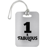 1st Birthday 1 & Fabulous - Luggage Bag Tag