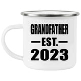 Grandfather Established EST. 2023 - 12oz Camping Mug