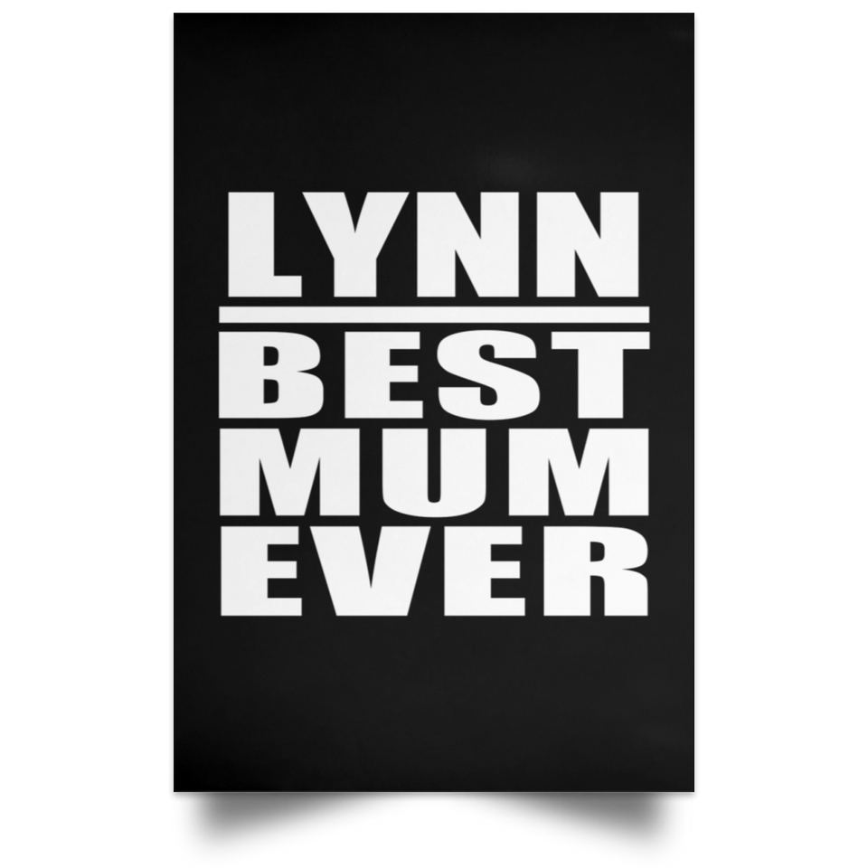 Lynn Best Mum Ever - Poster Portrait