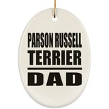 Parson Russell Terrier Dad - Oval Ornament