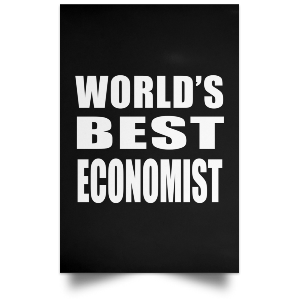 World's Best Economist - Poster Portrait