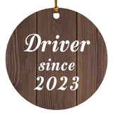 Driver Since 2023 - Circle Ornament D