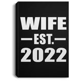 Wife Established EST. 2022 - Canvas Portrait