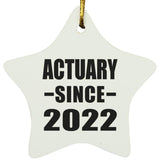 Actuary Since 2022 - Star Ornament