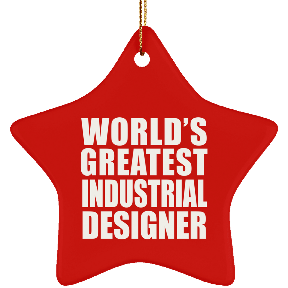 World's Greatest Industrial Designer - Star Ornament