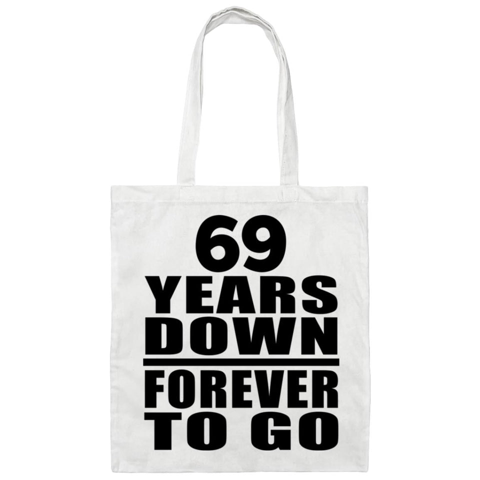 69th Anniversary 69 Years Down Forever to Go - Tote Bag White