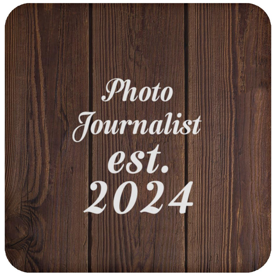 Photo Journalist Established Est. 2024 - Drink Coaster D