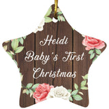 Heidi Baby's First Christmas - Star Ornament A